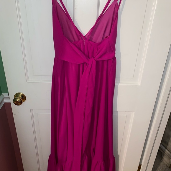 Pink midi dress - Picture 1 of 2